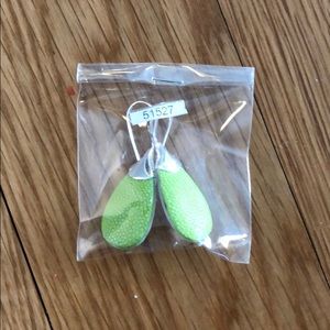 NWT Lime Green Dangle Earrings